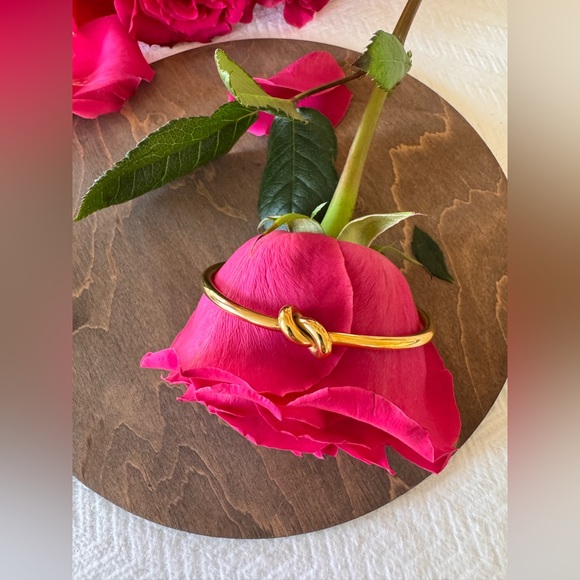 18K Gold Stainless Steel Node Bracelet - Picture 3 of 10